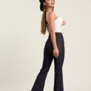 Dark Blue Flare Jeans – снимка 2