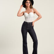 Dark Blue Flare Jeans