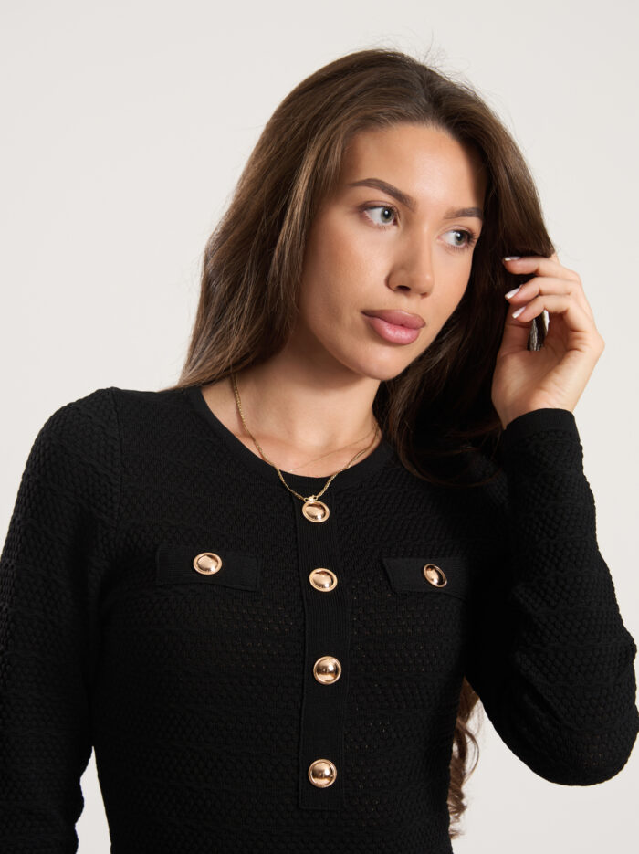 75D_5089 Плетена мини рокля Noelle – снимка 8