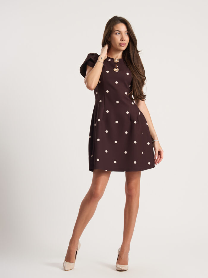 Рокля на точки Polka Dot Elegance – снимка 10