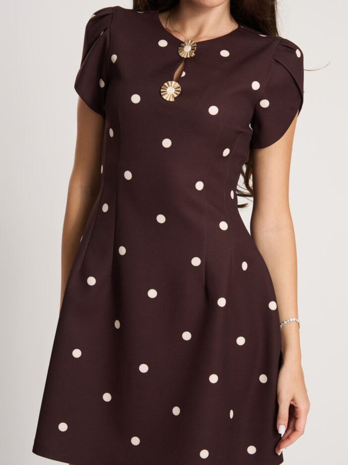 Рокля на точки Polka Dot Elegance – снимка 14