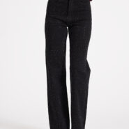 Дънки Mirella wide Leg с бляскави камъчета
