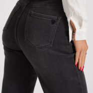 Дънки wide-Leg в графитено сиво – снимка 3