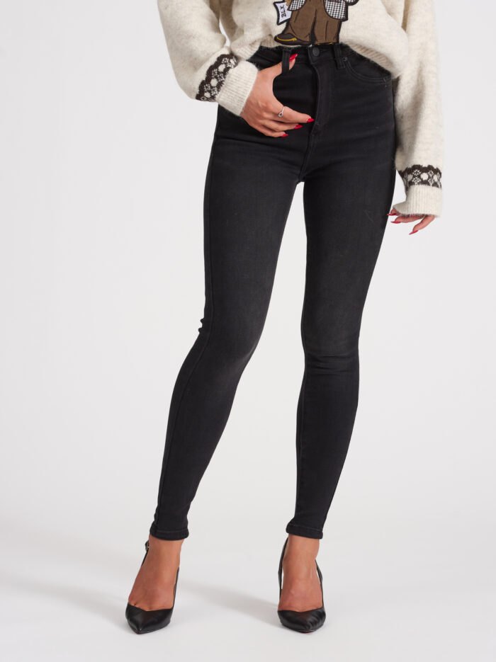 Дънки Skinny Fit черни