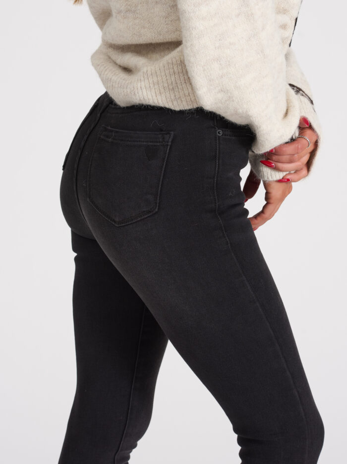Дънки Skinny Fit черни – снимка 3