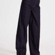 Дънки Raw Denim индиго – снимка 4