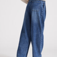 Дънки Monaco wide Leg с басти – снимка 3