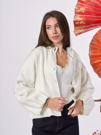 75D_7661 Плетена жилетка Vellina – снимка 2