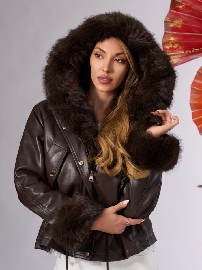 Яке с пух Mirella – снимка 7