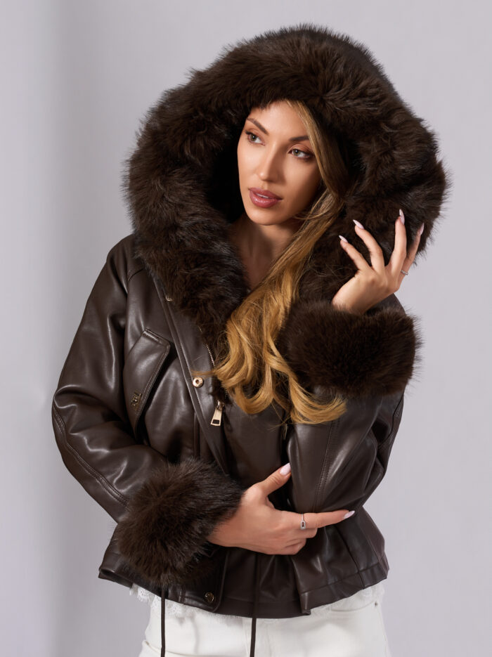 Яке с пух Mirella – снимка 6